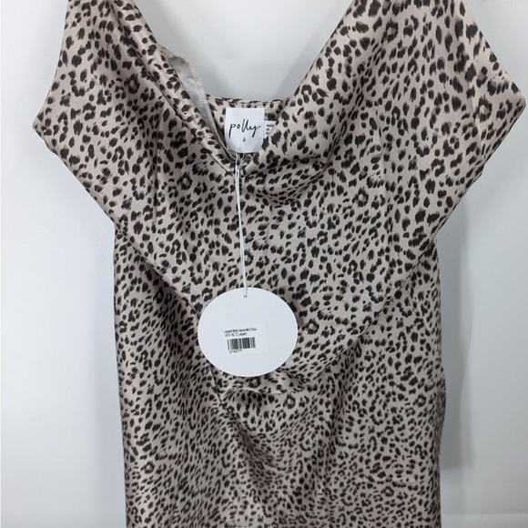 Pali women’s leopard dress spaghetti strap size 8 new tags - Picture 4 of 6